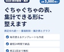 ぐちゃぐちゃのExcel表を整理・集計します 表記ゆれ統一・重複削除・集計表とグラフまで対応 イメージ1
