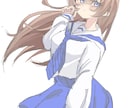 厚塗りで透明感のあるかわいいイラストを描きます SNSで使える！活動者向けスターターセットあり！ イメージ3