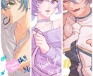 SNSアイコン/ヘッダーお描きします 多種多様な雰囲気であなただけのアイコンを制作いたします♪ イメージ4