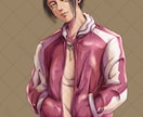 ダーク│リアル寄りの男性キャライラストお描きします 厚塗りで重厚感あるキャラを丁寧に制作いたします イメージ2