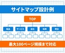集客できるWebサイト構成を設計します 業種別テンプレ不使用・お客様専用に最適化 イメージ2