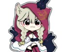 SNS活動を彩る可愛いミニキャラ描きます おめめが特徴的なキャラクターSDイラストを描きます！ イメージ2
