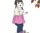 あの子にそっくり＊似顔絵お描きします 思い出の一コマを、シンプルな線でおしゃれなイラストに。 イメージ1