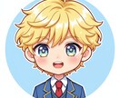 オリジナルデフォルメちびキャラアイコン描きます SNSやYouTube活動にピッタリ！世界にひとつのアイコン イメージ2