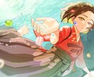 MV・歌ってみた用の世界観イラストを制作します 物語性や空気感を大切に、印象に残る一枚を丁寧に制作いたします イメージ3