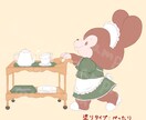 デフォルメかわいい動物イラスト描きます ペットイラスト対応可能！個性豊かなかわいい動物イラストです♪ イメージ9