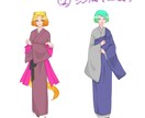 キラキラ＆彩度高め☆立ち絵イラスト制作します ポップでビビッドな元気が出る作品が得意です♡ イメージ3