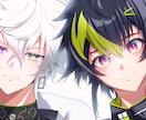 VTuber・配信サムネに！映えるイラスト描きます 【先着３名様へ】レビューご協力で割引価格中！ イメージ4