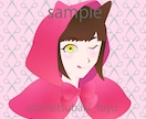 おしゃれでかわいい女性のSNS用アイコンを作ります SNSなどで使える似顔絵(アイコン)を描きます。 イメージ6