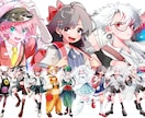 企業実績有‼️可愛い立ち絵一枚絵キャラデザできます 少年少女の絵はお任せください！！ イメージ6