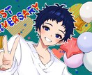 歌みた・配信サムネ用イラスト／商用利用OK描きます 印刷技能士クリエイターが可愛い&かっこいいイラスト描きます イメージ2
