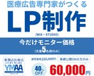 薬機法対応・成果重視のLP制作いたします 【先着5名様】今だけ特別価格にて承ります(3/31まで) イメージ1