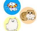 愛するペットのイラスト描きます ふわふわ感バツグン！アイコンやペット名刺・個人利用のグッズに イメージ4