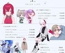 Vtuberモデル全行程制作します 一部工程（イラスト/モデリング）のみもOK！ イメージ2