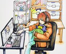 アナログイラストを描きます 通常イラスト・アイコン等で使えるイラストをアナログで描きます イメージ9