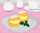 アニメ風のかわいい食べ物イラストを描きます 単品・盛り合わせ・人物と一緒もOK イメージ1