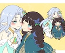 1500円！2点セットでお好きなキャラ描きます 簡易絵だから格安即納！さくっと気軽に依頼したい方に イメージ9