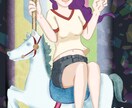 幻想的でかわいい女の子のイラストを描きます カラーリングや衣装などのデザインも提案させていただきます。 イメージ5