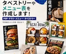 飲食店の料理写真から魅力的な販促物をデザインします スマホで撮った料理写真を送るだけ！ イメージ1