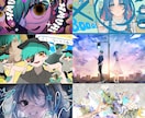 顔回りの描き込みが多い透明感のあるイラスト描きます SNSでの実績200件以上！お見積だけでも⭕ イメージ9