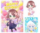 商用可能！可愛いデフォルメイラスト描きます 修正回数無制限！アイコン、配信用、グッズにも使えます♪ イメージ9