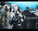 ディテールを詰めたシネマティックなイラスト描きます 特にミリタリーに強いです！動画用比率サムネイルエンドカード可 イメージ5
