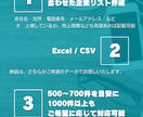 テレアポ用企業リスト作成します 業界10年以上のプロが作る、ターゲットに直結する高精度リスト イメージ3