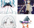 アナログで絵を描いています ボールペン、水彩、コピックで絵を描きます。 イメージ3