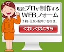 WEB業界歴26年のプロがWEBフォーム制作します 予約・注文・お問い合わせ・エントリー・診断フォームなど イメージ1