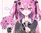 1枚絵、アイコン等、サムネイルイラスト制作致します かわいい雰囲気が得意です¨̮⃝ イメージ3