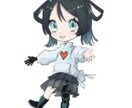 ライバーさん向け！ミニキャラ描きます 配信や返礼品で使用するミニキャラを描きます イメージ2