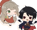 可愛いデフォルメイラスト作成します グッズやサムネイルなどにおすすめです！ イメージ7