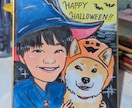 そっくりな可愛い似顔絵描きます 水彩やデジタルで似顔絵お描きします！ イメージ6