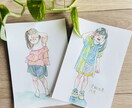 水彩アナログイラストで子供の絵や小物描きます 10冊以上自著あり/育休プロ漫画家／アナログ イメージ3