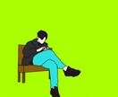 顔出ししないオシャレなイラストをお描きします 一枚の写真からあなたのイラストをお描きします！ イメージ4