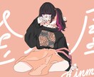 アイコン･夢絵･歌ってみたサムネ等お描きします 夢女による寄り添った丁寧かつこだわりのイラスト作成！ イメージ4