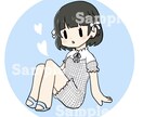 可愛いイラスト、アイコン制作いたします 似顔絵、創作キャラ等。アイコン、ブログ、SNSにおすすめ！ イメージ8