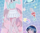 商用利用可！可愛いイラスト絵描きます 絵柄寄せも可◎サムネイル,一枚絵,記念イラスト,など イメージ4