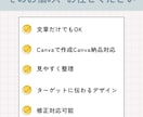 見やすく整理したインスタ投稿・広告画像作成します あなたの時間を生み出し伝わる投稿をCanvaで作成します イメージ4
