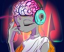 アメコミチックでポップなイラストお描きします キャラデザ、アイコン、MV、グッズ、サムネイルなど幅広く イメージ6
