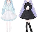 商用利用◯目を引くかわいいイラストを制作します 立ち絵、アイコン、歌ってみたなど幅広く対応致します イメージ6