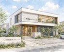 手描き建築外観パース(手書き)制作します 住宅・店舗をあたたかく魅せる手描き表現 イメージ9