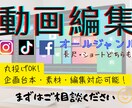 動画編集させていただきます イメージを形にしたオリジナル動画を作成するプロです イメージ1