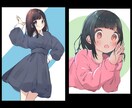 SNS用のかわいいアイコンお描き致します アイコン、バストアップイラスト中心にご依頼を承ります！！ イメージ5