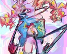 厚塗り風で魅力的な全身イラスト描きます キャラ＋簡単な背景込みで、世界観ごと仕上げます イメージ1