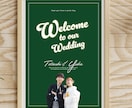 結婚式の思い出を彩るウェルカムボードデザインします やさしい色にふたりの想いをそっとのせます イメージ1
