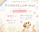 アニマルコミュニケーションで想いをお届けします 大切な動物さんの気持ちを受け取り、心を込めてお伝えします イメージ2