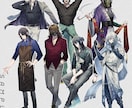 ゲーム/TRPGの立ち絵を制作いたします TRPG/動画/ゲーム等の立ち絵イラストを制作いたします。 イメージ3