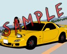 大切な車の写真をオリジナルイラストに仕上げます 模写ベースで、愛車をかっこよくイラスト化します！ イメージ3