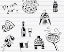 雑誌掲載｜味のある食べものイラスト描きます 商用可！ちょっとレトロで美味しそうなイラスト。モノクロ好き。 イメージ2